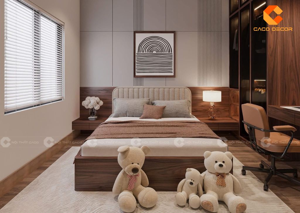 Lắp Giường Gỗ Công Nghiệp Trọn Gói & Báo Giá Thi Công 2025 CaCo 7